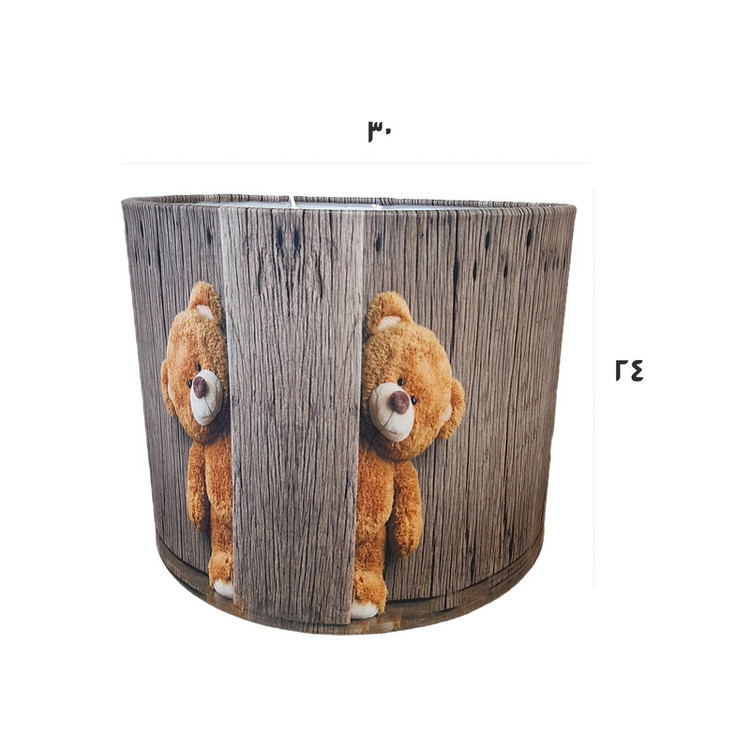 لوستر کودک مدل خرس پشمالو کد L-133