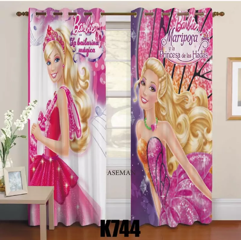 ست اتاق کودک  طرح دخترانه باربی k744