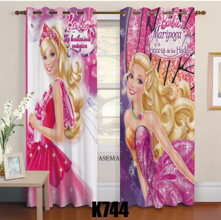 ست اتاق کودک طرح دخترانه باربی k744