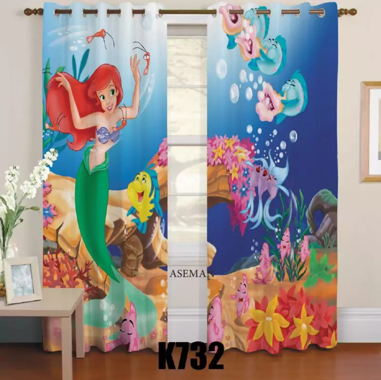 ست اتاق کودک طرح پری دریایی کد k732