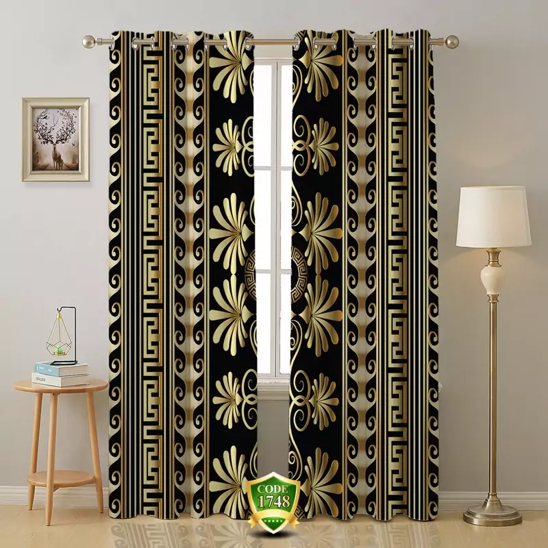 پرده پانچی  طرح سنتی کد 1848