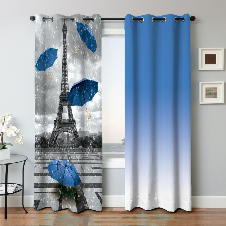 پرده پانچی طرح ایفل کد E-9568