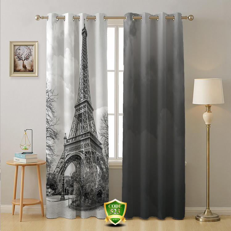 پرده پانچی طرح ایفل کد E-523
