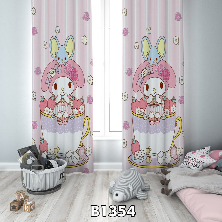 پرده اتاق کودک طرح کرومی کد B-1354
