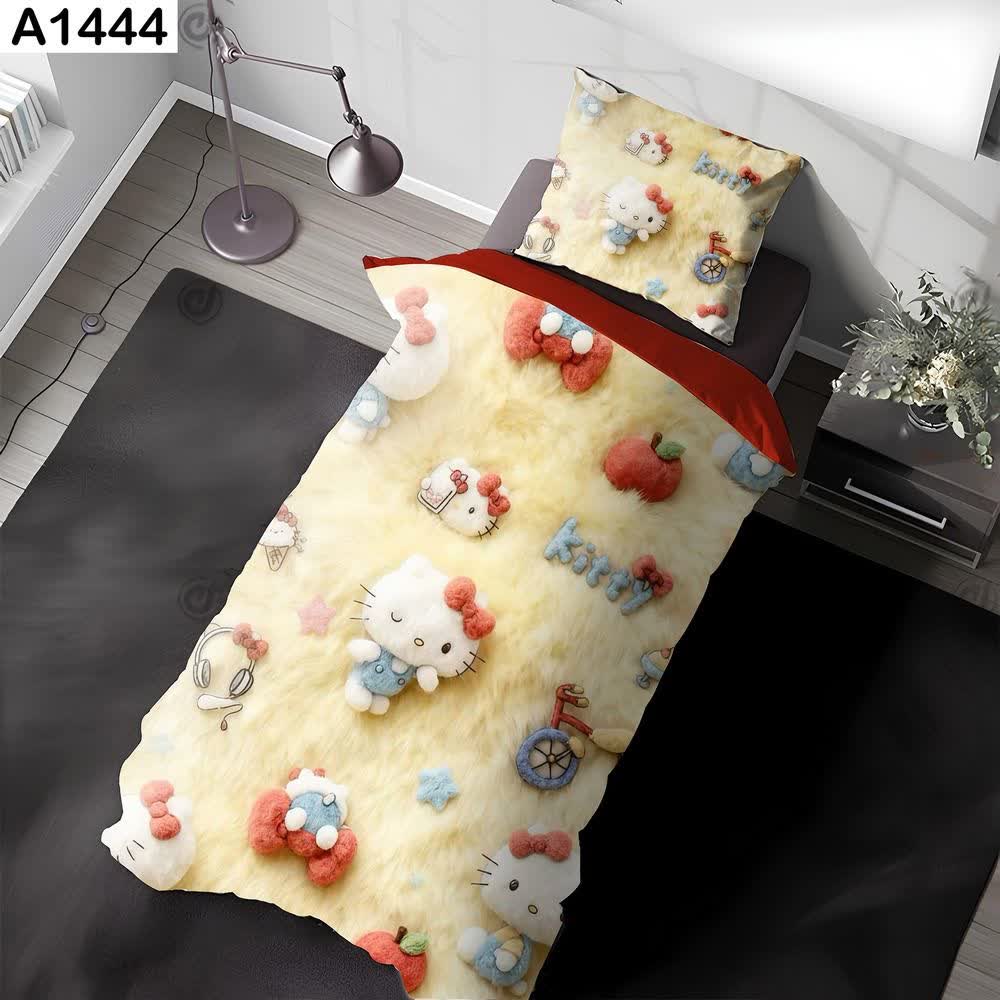 روتختی اتاق کودک طرح  کیتی سه بعدی کد A1467